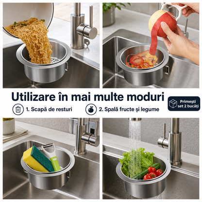 PrepCup™ - Scapă de resturile din chiuvetă în câteva secunde | Set de 2 bucăți